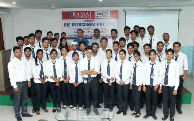 Campus Placement Drive with PIE Infocomm Pvt Ltd